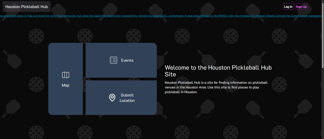 Houston Pickeball Registry
